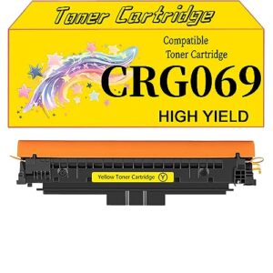 compatible toner cartridge 069 crg069 crg-069 replacement for canon i-sensys lbp673cdw mf752cdw mf754cdw mf750 069 (yellow)