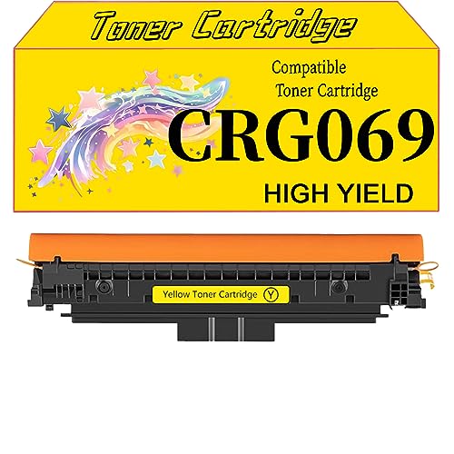 Compatible Toner Cartridge 069 CRG069 CRG-069 Replacement for Canon I-SENSYS LBP673Cdw MF752Cdw MF754Cdw MF750 069 (Yellow)