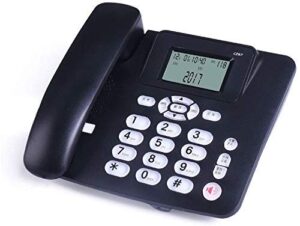 phone home phone retro landline phone telephone business caller id home office wired fixed landline (f) (f b)