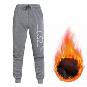 DOLKFU Prime Deals of The Day Lightning Deals Lounge Pants Women's Drawstring Elastic High Waist Athletic Sweatpants Fashion Graphic Joggers Comfy Loose Fit Sweatpants Dark Gray XL