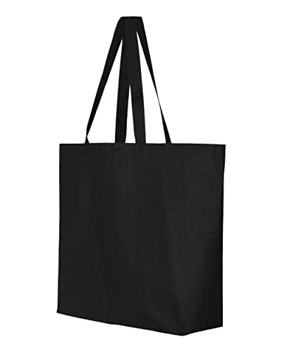 shop4ever Village Witch Halloween Trick or Treat Jumbo Heavy Canvas Tote Reusable Shopping Bag Black JUMBO 1