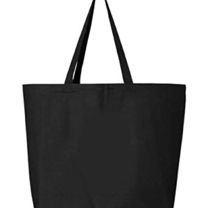 shop4ever Village Witch Halloween Trick or Treat Jumbo Heavy Canvas Tote Reusable Shopping Bag Black JUMBO 1