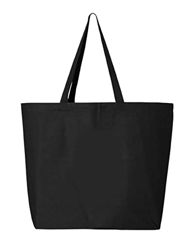 shop4ever Village Witch Halloween Trick or Treat Jumbo Heavy Canvas Tote Reusable Shopping Bag Black JUMBO 1