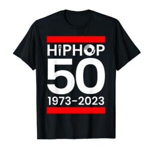 50 Years Hip Hop Retro 50th Anniversary Celebration T-Shirt