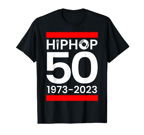 50 Years Hip Hop Retro 50th Anniversary Celebration T-Shirt