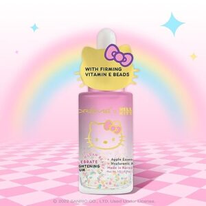 The Crème Shop x Hello Kitty Kawaii Klean Vault: Klean Beauty Skincare with Facial Cleanser, Strawberry Milk Toner, Pink Water Crème, Brightening Serum for Pure K-Beauty Experience