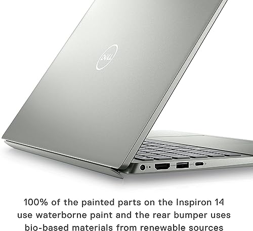 DELL 2023 Inspiron 14 Business Laptop, 14" FHD Display, AMD Ryzen 7 5825U(Beats i7-1185G7), Backlit Keyboard, HDMI,USB-C, BT,WiFi,Windows 11 Pro,Pebble Green (32G RAM | 1TB SDD)