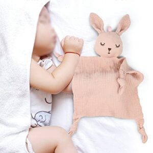 Baby Comfort Blanket Bunny Security Blanket Soft Baby Boy Girl Infant Newborn (3)