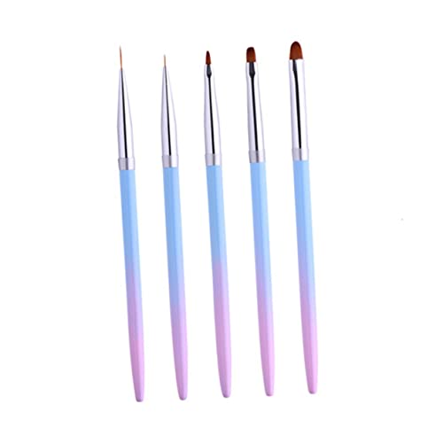 FRCOLOR 1Pc Nail Brush Pen nail painting pens nail liner brush nail brush acrylic brochas para uñas acrilicas gel nail brush nail pull pen girls nail art nail art tool Nail Pen Qiu Ju mix