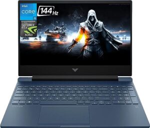 hp victus 15 gaming laptop 2023 newest, 17.3" 144 hz display, intel core i9-13420h processor, nvidia geforce rtx 4090 graphics, 8gb ram, 512gb ssd, backlit keyboard, windows 11 home, blue