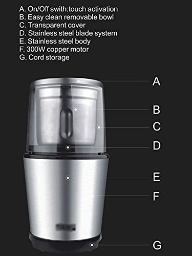 CZDYUF Household Small Mini Stainless Steel Portable Coffee Grinder household kitchen appliances portable