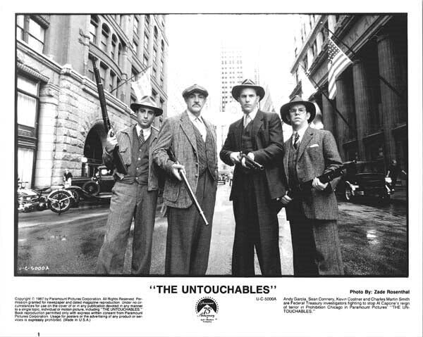 The Untouchables 1987 8x10 photo Connery Costner Garcia & Smith