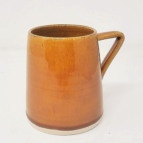 Castle Arch Pottery Ceramic Mug Savor Brown Handmade Pottery Tea Cup Stoneware Kithen Breakfast Item Housewarming Gift Kitchenware Present