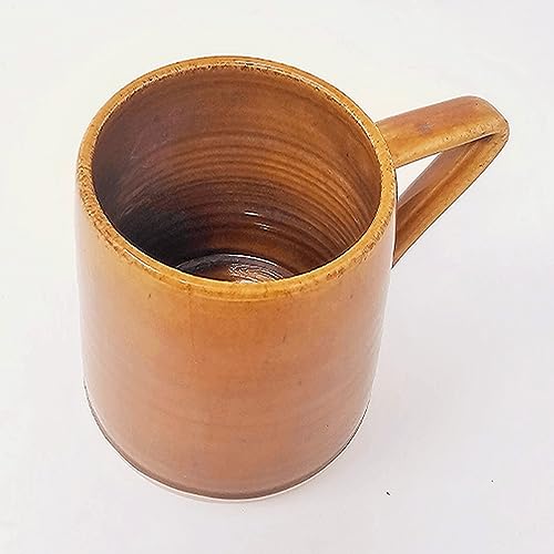 Castle Arch Pottery Ceramic Mug Savor Brown Handmade Pottery Tea Cup Stoneware Kithen Breakfast Item Housewarming Gift Kitchenware Present