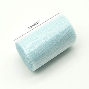 10 Rolls Pre-Cut for Hook Yarn Threads for Making Pillowcases Blanket Rug Knitting Wool Yarn Dark Blue