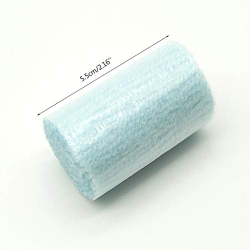 10 Rolls Pre-Cut for Hook Yarn Threads for Making Pillowcases Blanket Rug Knitting Wool Yarn Dark Blue