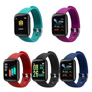1.44" color screen bluetooth smart watch for adults men women - multifunctional waterproof full-touch bluetooth call fitness sports smart bracelet gifts for christmas birthday