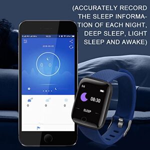 1.44" Color Screen Bluetooth Smart Watch for Adults Men Women - Multifunctional Waterproof Full-Touch Bluetooth Call Fitness Sports Smart Bracelet Gifts for Christmas Birthday