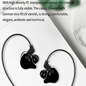 keephifi CCZ Melody in Ear Monitor USB C Wired Earphone Lightweight Earbuds 1BA+1DD HiFi IEM Dynamic Hybrid Dual Driver Headphone with Type C Plug for Musicians