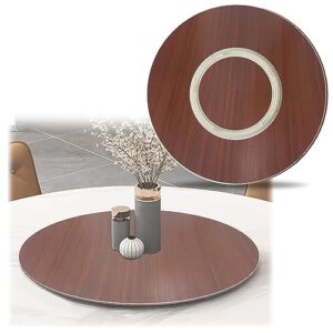 lazy susan dining table turntable tabletop rotating serving tray, diameter Ø 20" 24" 28" 32" 36" 39" round wooden rotating service plate, for restaurants, kitchens