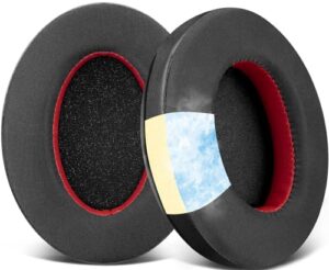 soulwit cooling gel replacement earpads for hyperx cloud 1/i/2/ii/3/iii/pro/core/alpha/alpha s/flight/stinger/mix/cloudx/cloudx chat, ear pads cushions with softer high-density foam