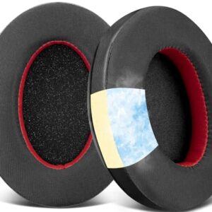 SOULWIT Cooling Gel Replacement Earpads for HyperX Cloud 1/I/2/II/3/III/Pro/Core/Alpha/Alpha S/Flight/Stinger/Mix/CloudX/CloudX Chat, Ear Pads Cushions with Softer High-Density Foam