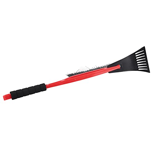 xwyebo Ultimate Car Snow and Ice Removal Kit: Durable Red Scraper, Brush, and Shovel for Winter Conditions