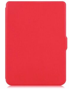 smart cover case suitable for kobo clara hd 2018 ebook sleeve pouch shell e-reader skin protector (color : red)