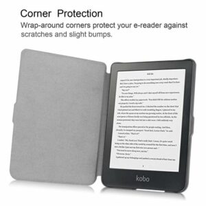 Smart Cover Case Suitable for Kobo Clara HD 2018 Ebook Sleeve Pouch Shell E-Reader Skin Protector (Color : Red)