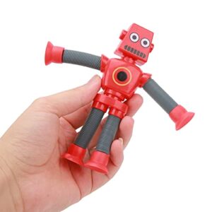 Telescopic Suction Cup Robot Toy,idget Toys Robot Party Favors for Anxiety Kids