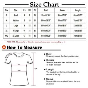 Bell 3/4 Sleeve Tops for Women Leaves Print Notch V Neck Hide Belly Tunic Work Blouses Comfy Casual Loose T Shirt Fall Tops for Women 2023 Vacation Sudadera para Mujer