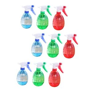 yardwe 9pcs watering can watering tool hand pressure sprayer refillable sprayer hair spray bottle empty mist spray bottle plastic spray bottles clear plastic containers small containers
