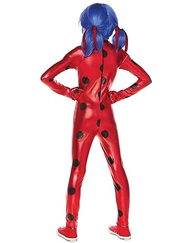 Spirit Halloween Miraculous Ladybug Kids Ladybug Costume Deluxe - M | Officially Licensed | Miraculous Ladybug Outfit