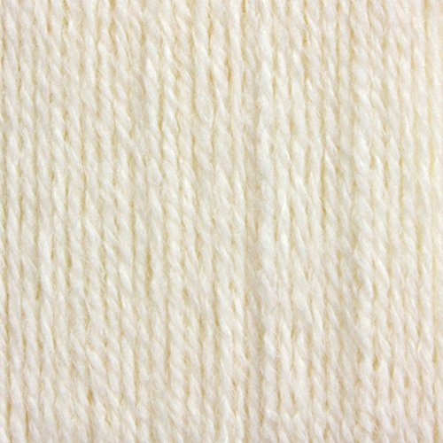 Bernat 16303535008 Baby Solid Yarn -Gauge - 1.7 oz - Antique White - Machine Wash & Dry for Crochet, Knitting & Crafting (Pack of 2)