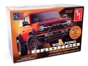 skill 2 model kit 2021 bronco first edition 1/25 scale model by amt amt1343m