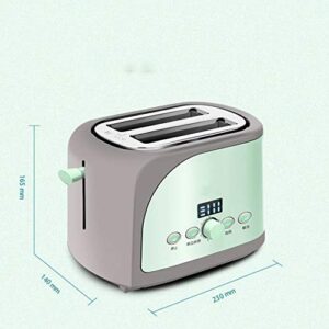 CZDYUF Stainless Steel Bread Maker Electric Toaster Cake Toast Sandwich Oven Grill 2 Slices Automatic Breakfast Baking Machine