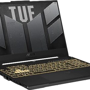 ASUS 2023 Newest TUF Gaming Laptop, 15.6" FHD 144Hz Display, Intel Core i7-12700H Processor, NVIDIA GeForce RTX 4070, 64GB RAM, 2TB SSD, Wi-Fi 6, Backlit Keyboard, Numeric Keypad, Windows 11 Home