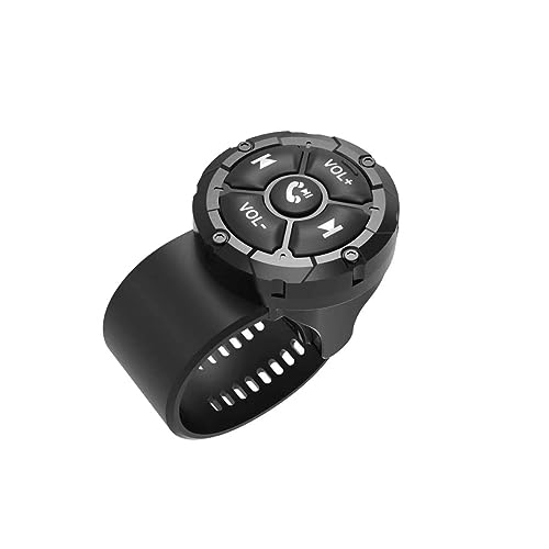 Universal Wireless Car Steering Wheel Control Remote Button Waterproof Support Bluetooth Suitable for Android iPhone Wince Connected to GPS Navigation Multimedia