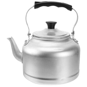 upkoch aluminum kettle water kettle tea pot coffee pot handle stovetop kettle stovetop boiler wear-resistant coffee kettle daily use coffee kettle teapot tea kettle aluminum pot handheld