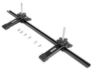 wen 24-inch universal t-track and hold down clamps kit for woodworking (wat241)