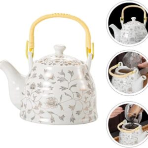 Home office keep warm Heat-resistant kettle retro Gas kettle Teapot Stainless Steel hot water
