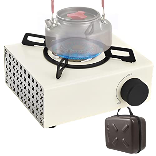 Camping Burner Stove, Single Burner Stove, Portable Cassette Stove With Magnetic Suction Tank, Camping And Backpacking Essentials, Cassette Burner For Picnic Camping Parties