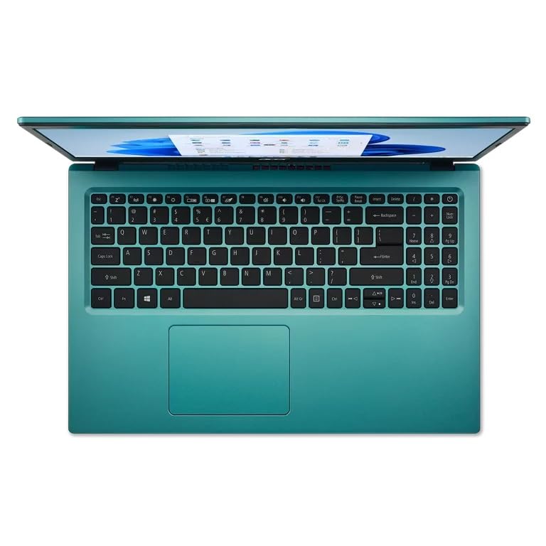 ACER Aspire 3 Slim Laptop Computer, 15.6'' FHD Display, 12GB RAM 1TB SSD, Intel Core i3-1115G4, RJ-45, HD Webcam, HDMI, Wi-Fi, 9.5Hr Battery Life, Windows 11, Teal, w/Kyywee Accessory