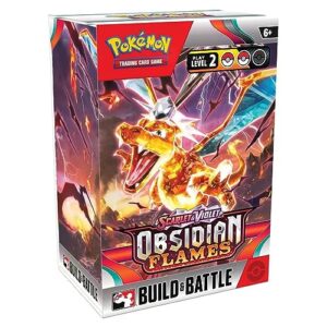 pokemon: scarlet & violet 3: obsidian flames booster build & battle - 5 booster pack
