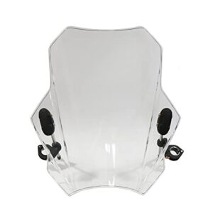 motorcycle windscreen windshield screen motorbikes deflector for 22mm/28mm/25mm handlebars for k&awasaki (color : c)