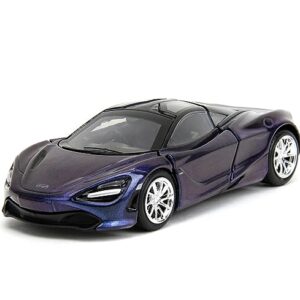 McLaren 720S Blue Metallic with Black Top Pink Slips Series 1/32 Diecast Model Car by Jada 34660