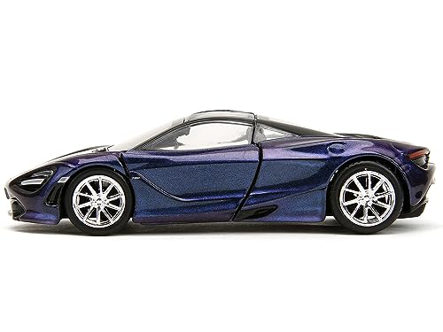 McLaren 720S Blue Metallic with Black Top Pink Slips Series 1/32 Diecast Model Car by Jada 34660