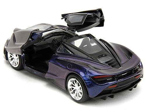 McLaren 720S Blue Metallic with Black Top Pink Slips Series 1/32 Diecast Model Car by Jada 34660