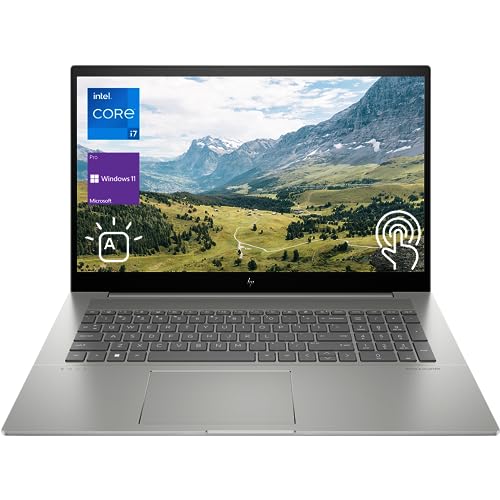 HP 2023 Newest Envy Laptop, 17.3" FHD Touchscreen, 13th Gen Intel Core i7-13700H Processor, 64GB RAM, 4TB PCIe SSD, Webcam, HDMI, Backlit KB, SD Card Reader, Wi-Fi 6, Windows 11 Pro, Grey, TPN-C160