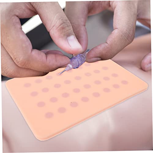 Mobestech 2pcs Skin Test Training Module Mannequin Injection Practice Pad Iv Supplies Nurse Intradermal Injection Training Pad Injection Training Module Skin Injecting Training Model